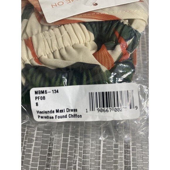 Show Me Your Mumu‎ Woman's Hacienda Maxi Dress Paradise Found Chiffon SZ S - Picture 3 of 6